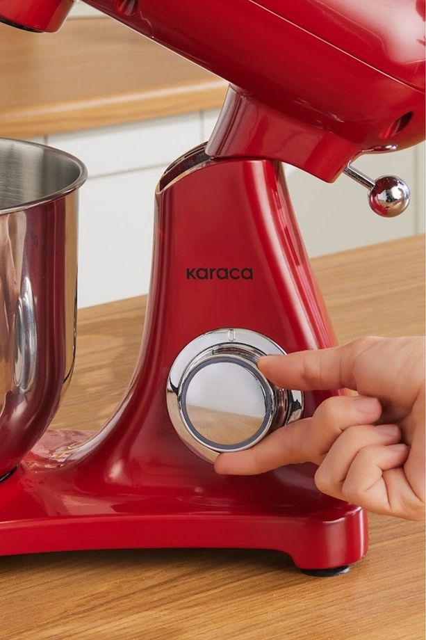 Powercast Chef Döküm Stand Mikser Rudolph Red Mutfak Şefi 1800W 6,2 Lt - 3