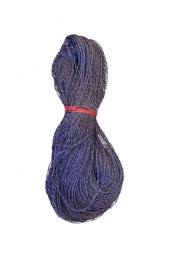 Kağıt İp Simli Mor Çanta Hobi Örgü İpi 250gr - 1