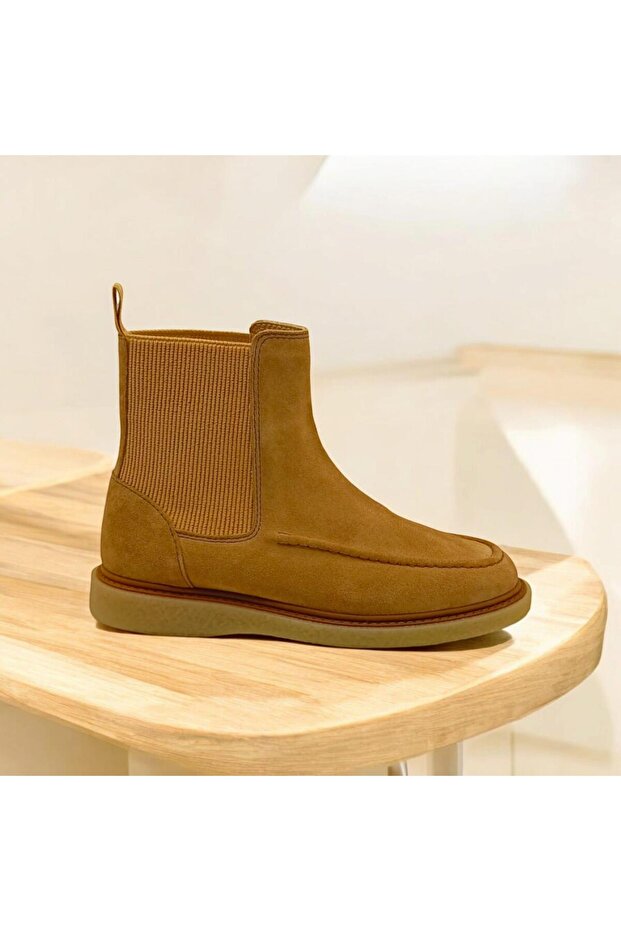 Kale Deve Tüyü Süet Kadın Bot - 1