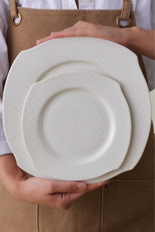 Square Bone Fancy 53 Parça 12 Kişilik Yemek Takımı - 3