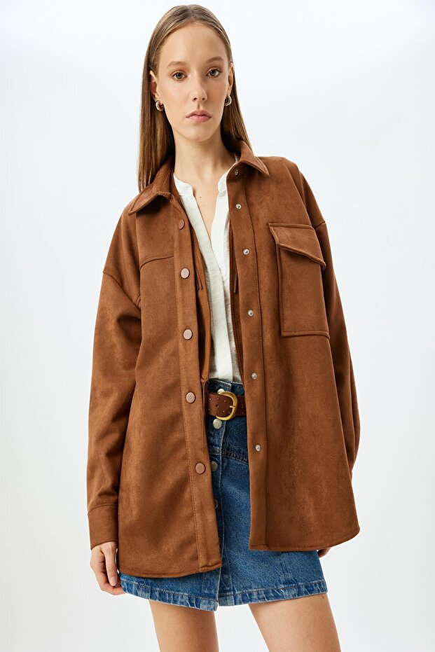 Brown Women's Shirt 5Wal60001Iw