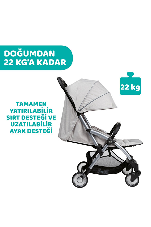 Goody Plus Bebek Arabası Grey Mıst - 6