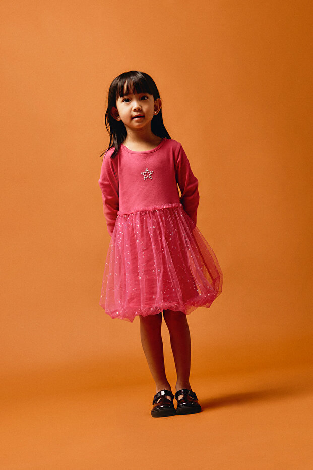 Rochie de pas roz - 1