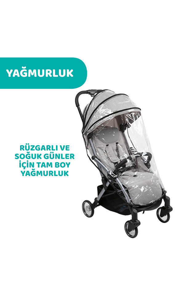 Goody Plus Bebek Arabası Grey Mıst - 12