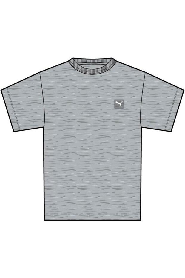 تي شيرت Ess Elevated باللون الرمادي الفاتح - 1