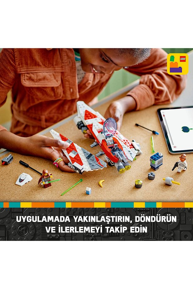 ® Star Wars™ Jedi Bob'un Starfighter’ı 75388 - 8+ Yaratıcı Oyuncak Yapım Seti (305 Parça) - 7