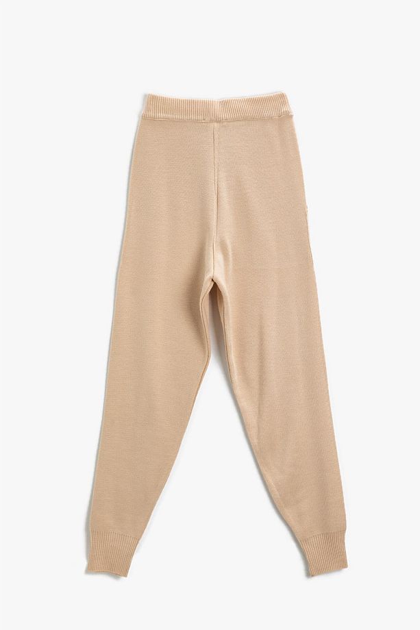 Yüksek Bel Jogger Pantolon - 8