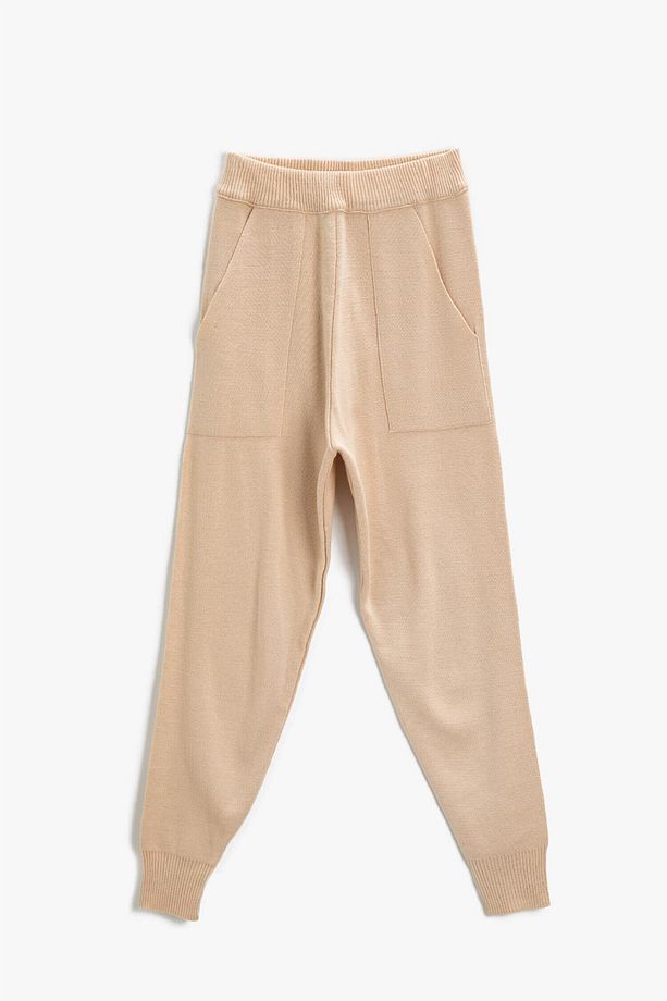 Yüksek Bel Jogger Pantolon - 7