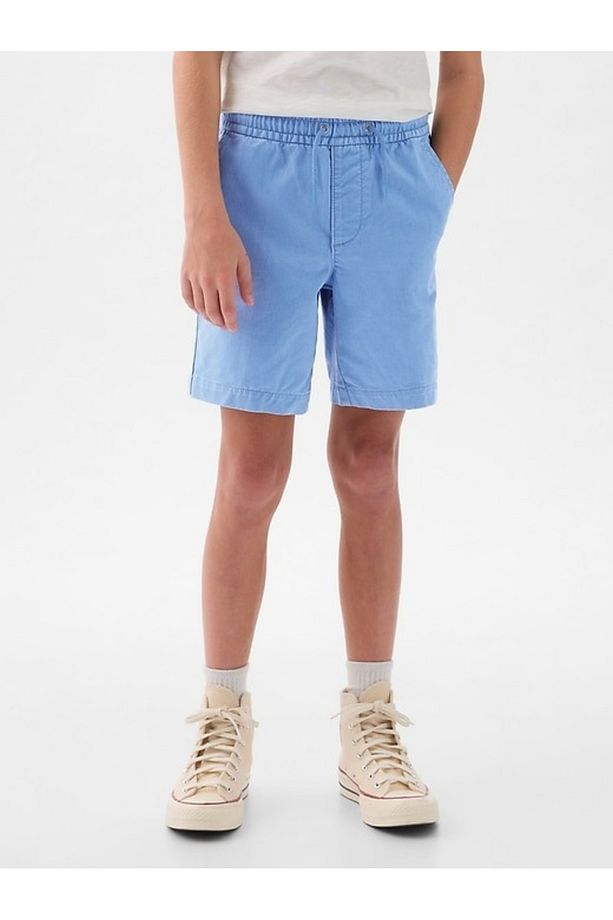 Erkek Çocuk Mavi Twill Easy Şort - 2