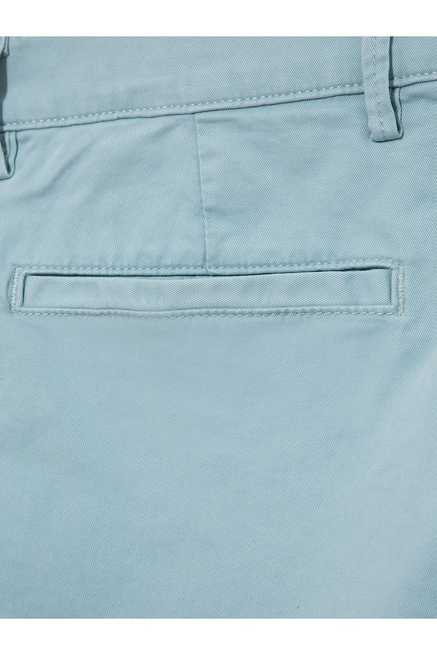 Erkek Mavi 7'' Essential Washwell™ Khaki Şort - 4