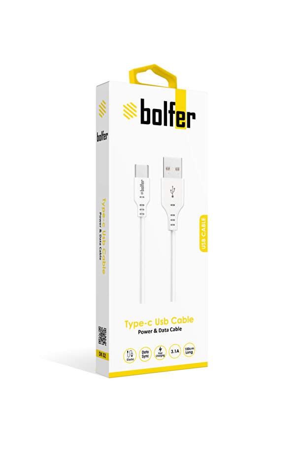 Type-c Usb kablo Beyaz