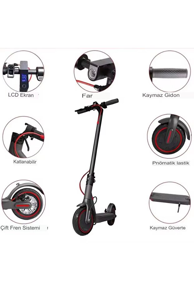 Elektrikli Scooter fren Bisikleti katlanabilir  e-bisiklet scooter Çift Amortisörlü - 3