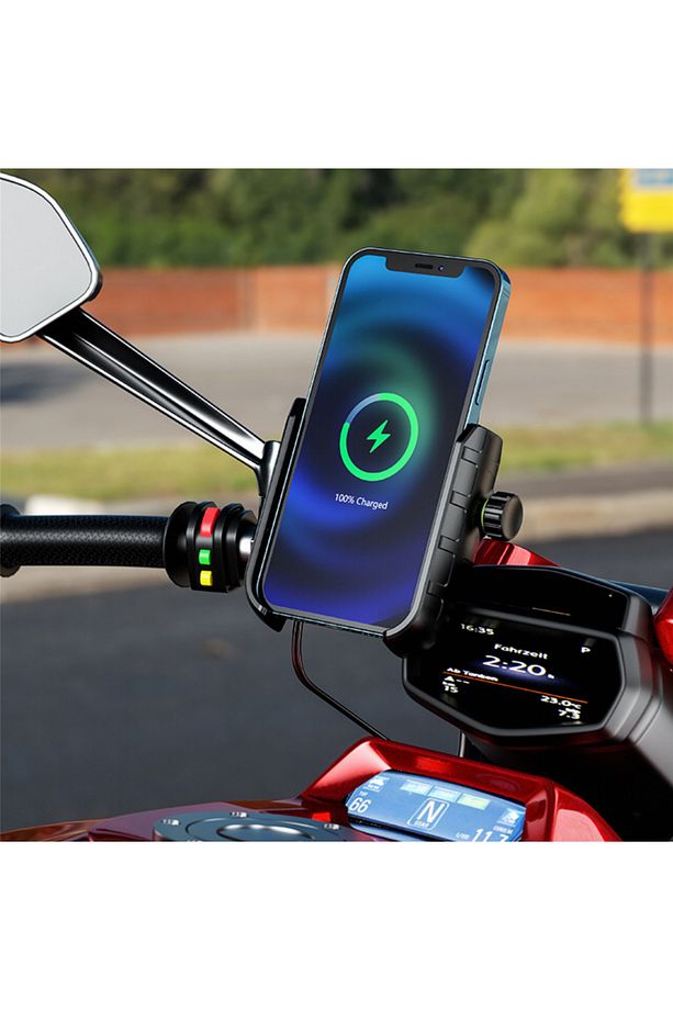 Sf Plus Telefon Tutucu (wıreless (kablosuz) Şarjlı Ve Type C Girişli) - 4