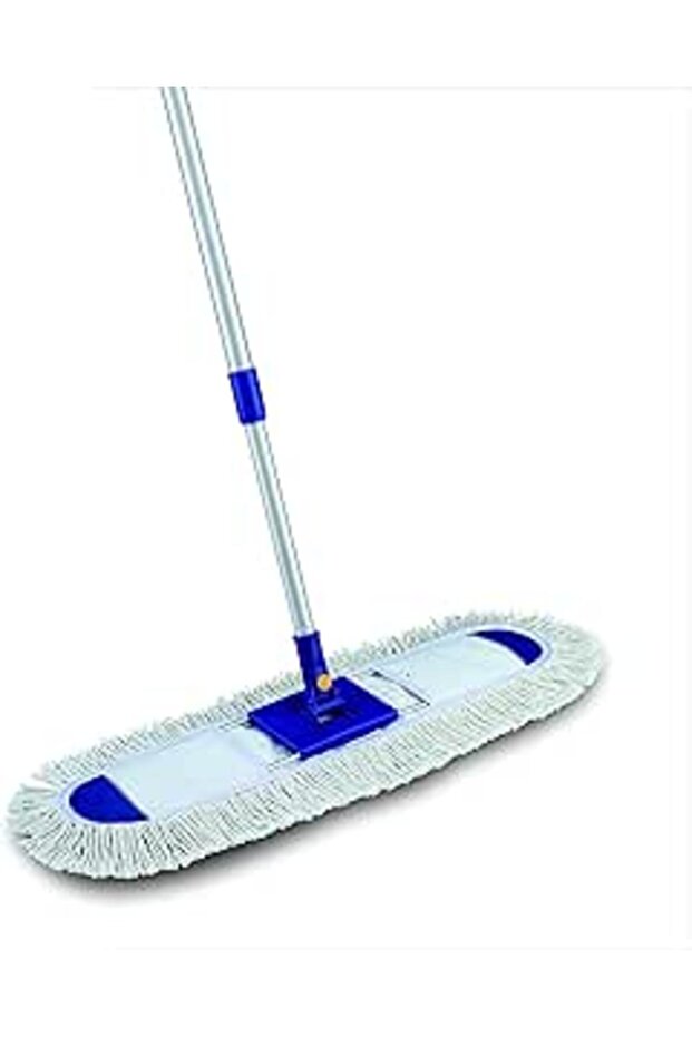 COTTON MOP 57X9CM HEAD WITH TEL. STEEL HANDLE
