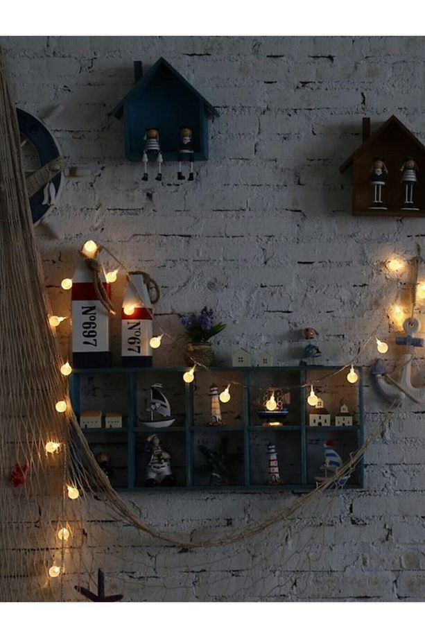 3.5 Metre20 Top Pilli Top Ledli Mini Ampüllü Led Işık Top Led Aydınlatma - 3