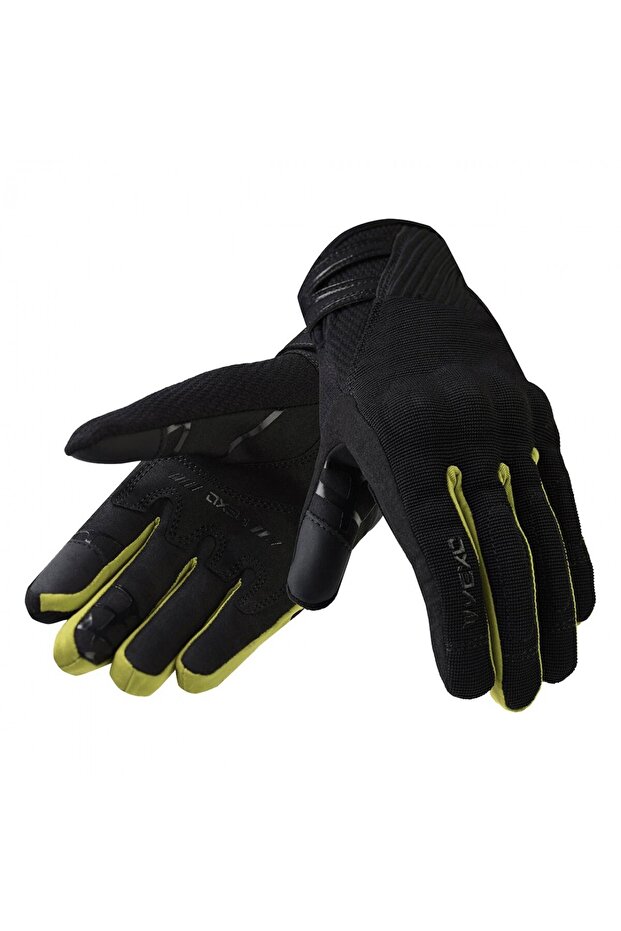 GLOBE YAZLIK ELDİVEN SİYAH NEON SARI - 1