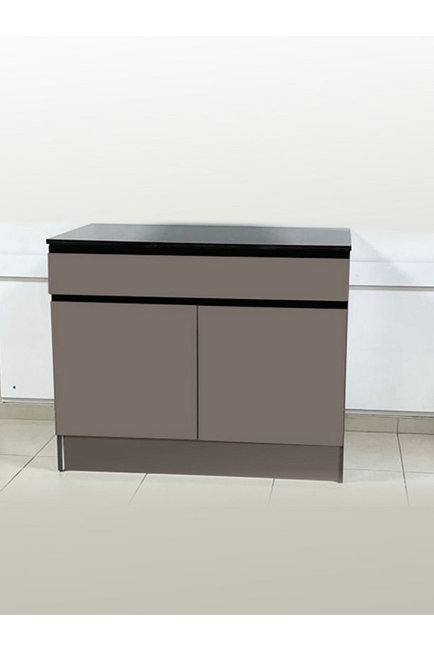 PAMİR 100 CM J KULP MDF ÇOK AMAÇLI MUTFAK ALT DOLABI - 1
