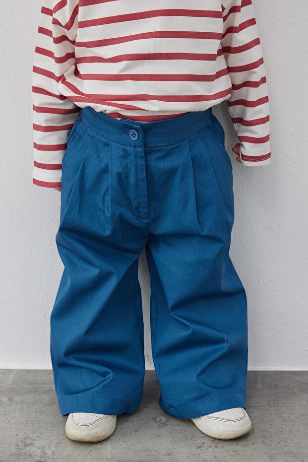 İndigo Palazzo Pantolon - 6