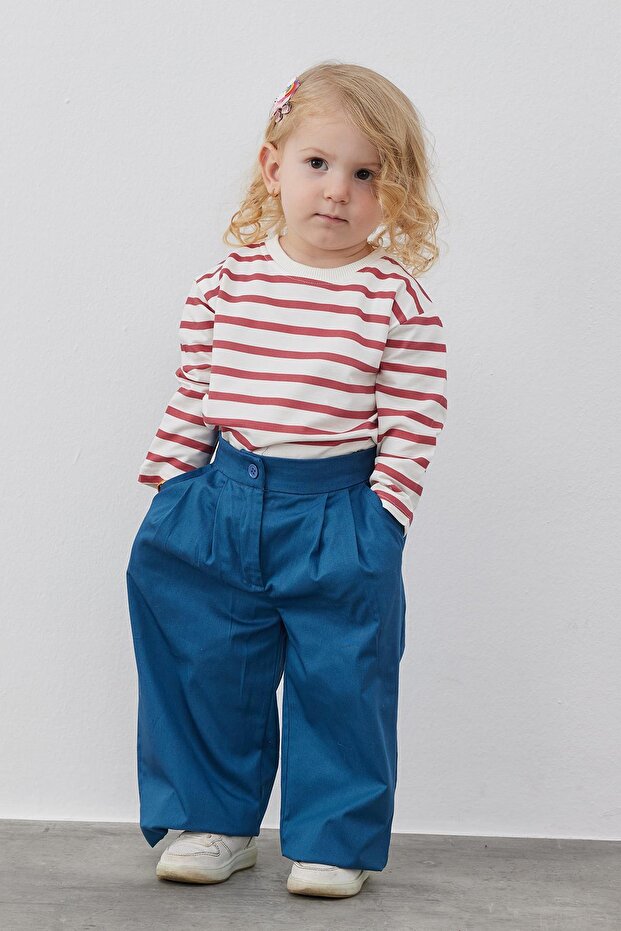 İndigo Palazzo Pantolon - 4