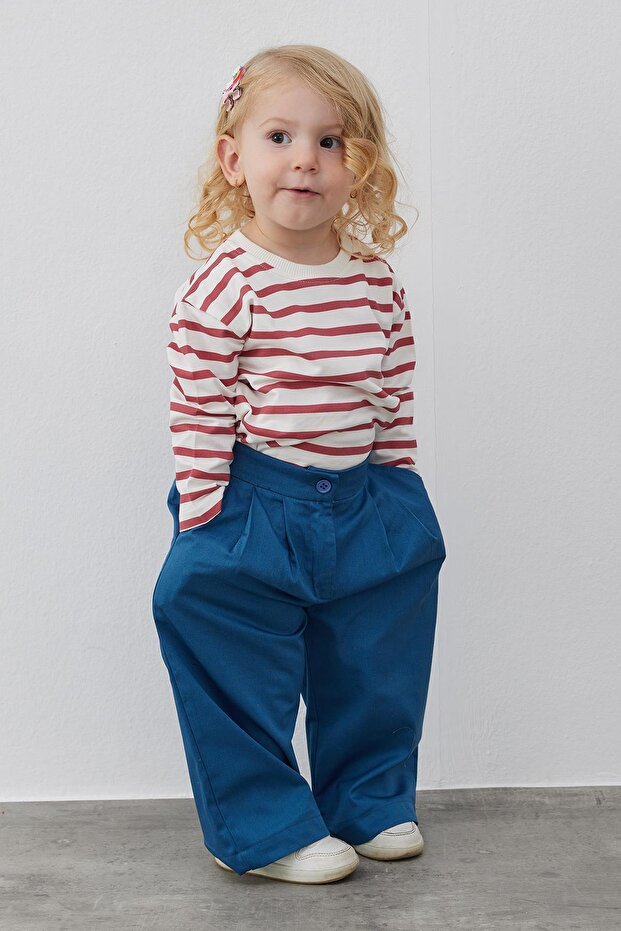 İndigo Palazzo Pantolon - 7