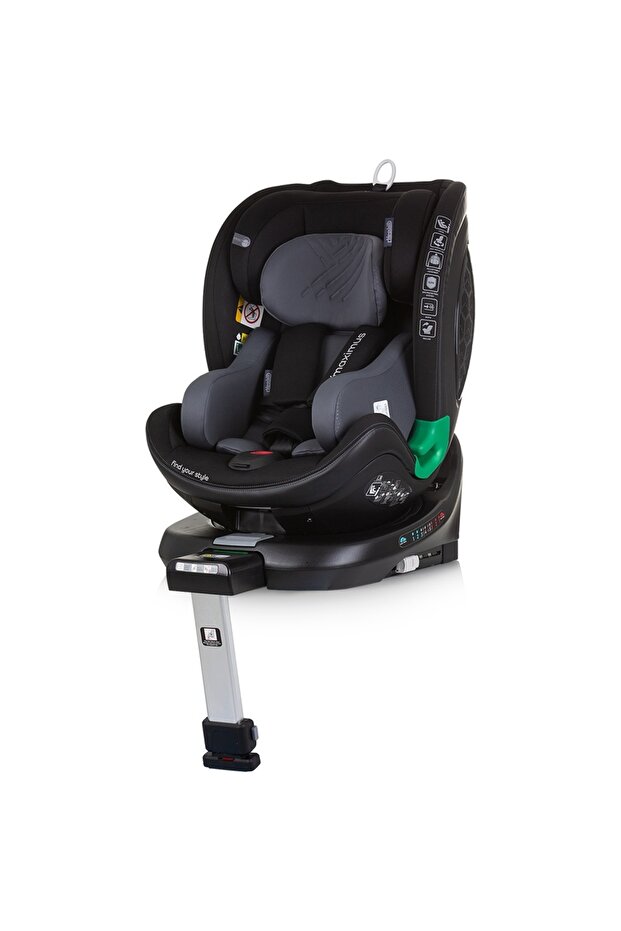 Scaun auto Chipolino Maximus I-Size 40-150 cm obsidian cu sistem Isofix - 2