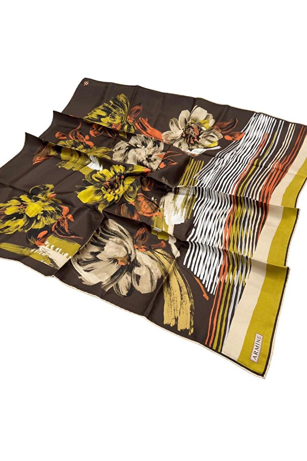 Nostalgia Series Twill Silk Scarf 9047-57Nt