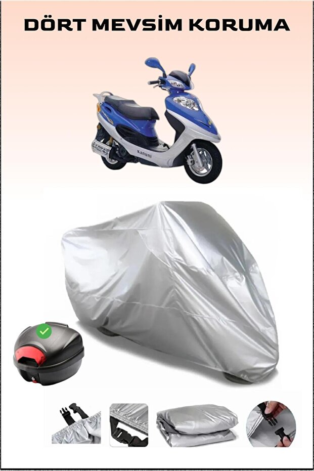 Kanuni Trex 125 - Compatible Motorcycle Rear Bag, Waterproof and Durable Fabric