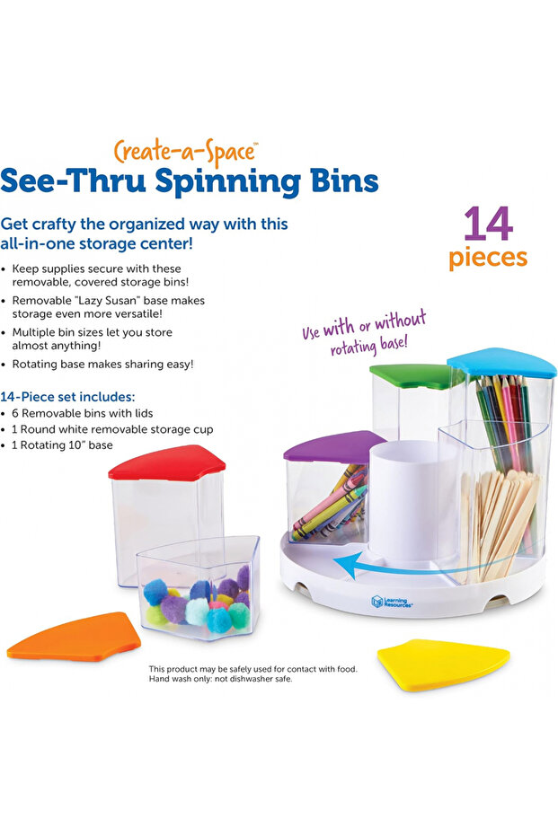إنشاء صناديق دوارة شفافة من Create A Space-LER3711 - 5