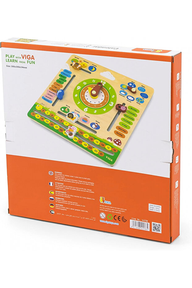 Clock Calendar with Seasons - 5