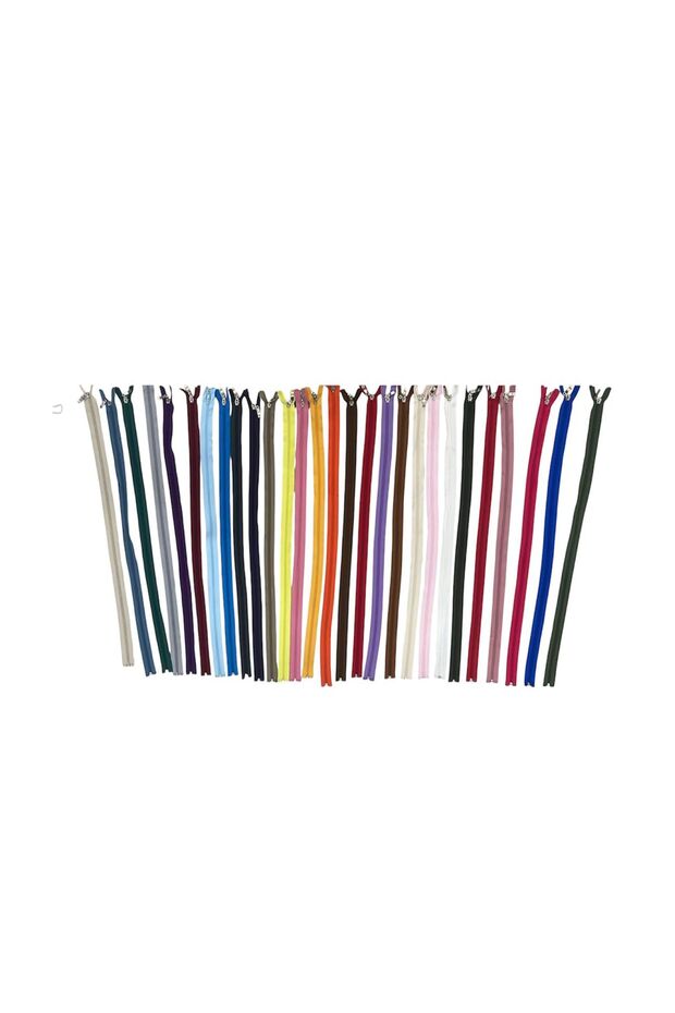 Coats & Bags Zipper 10 Pieces of Zippers in Mixed Colors (70 cm)