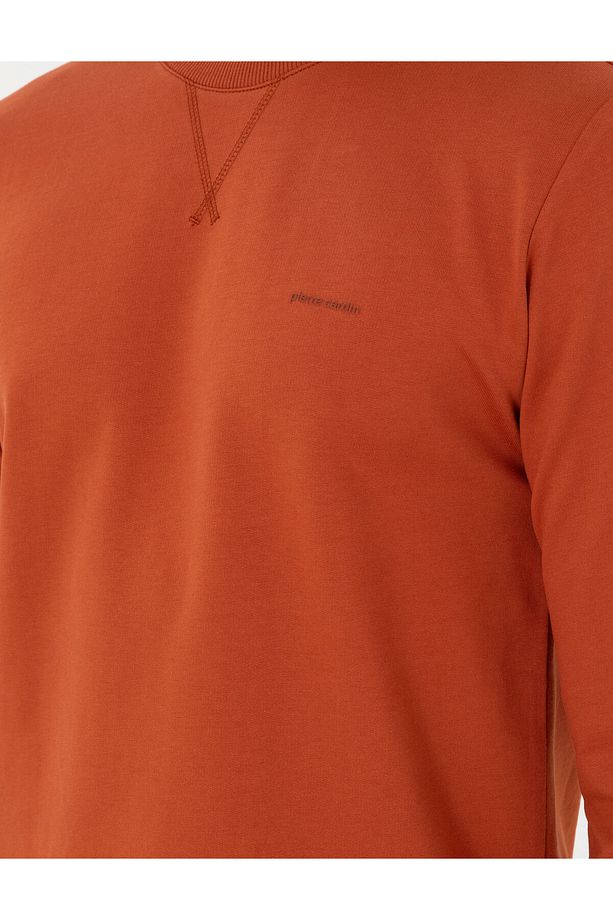 Kiremit Regular Fit Bisiklet Yaka Basic Sweatshirt 50298968-VR040 - 7