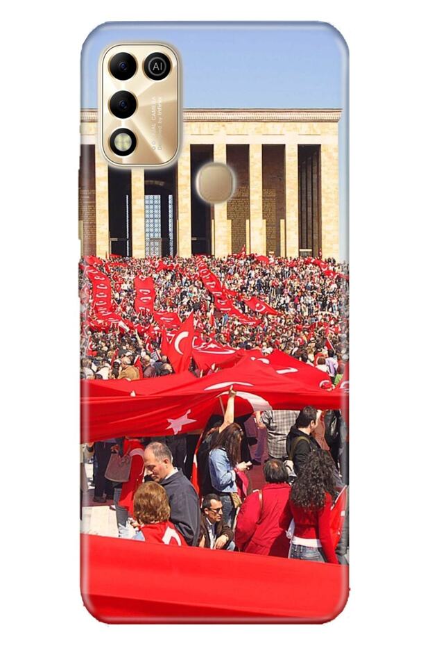 Infinix Hot 11 Play Case Silicone Moderna Illustrated Patterned Anıtkabir