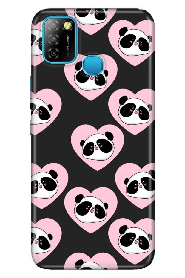 جراب Infinix Smart 5 من السيليكون بنمط Tioserisi - Panda
