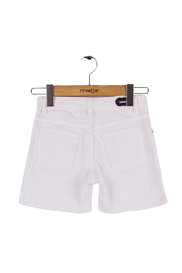 Mutlu Basic Kız Gabardin Şort - 2