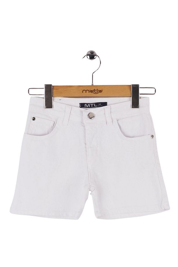Mutlu Basic Kız Gabardin Şort - 1