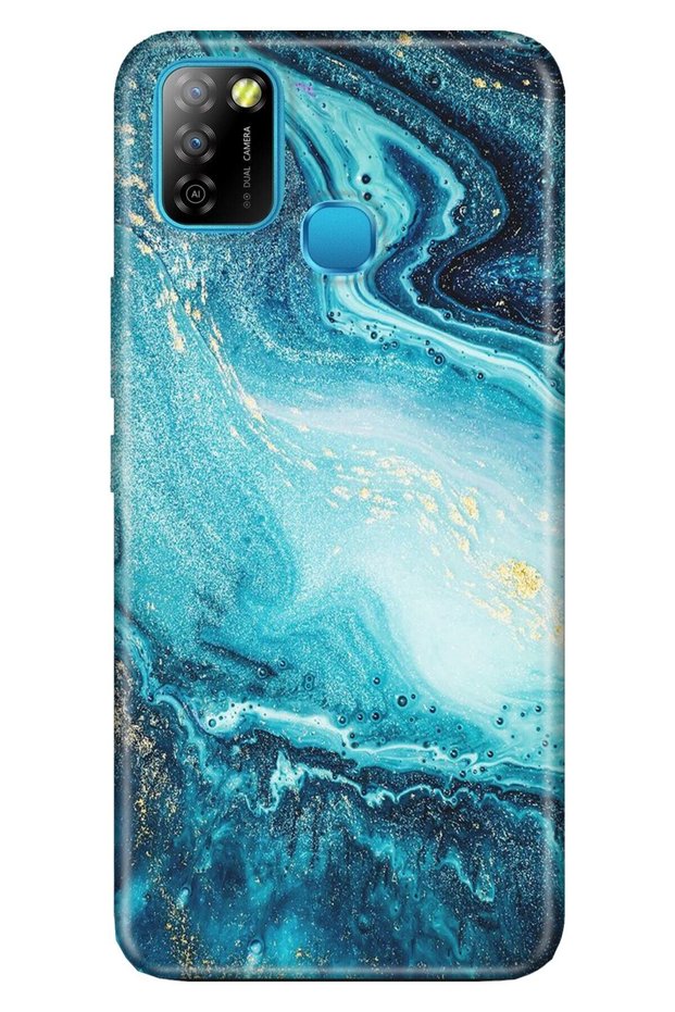 Infinix Smart 5 Case Silicone Tioserisi Patterned Illustrated - Processed Amethyst