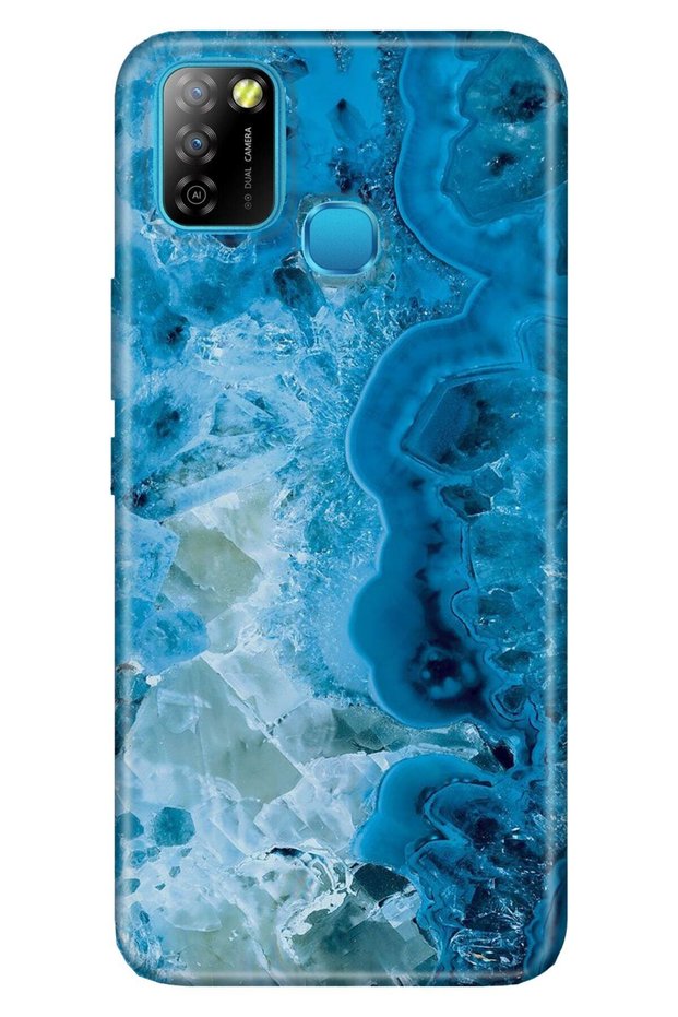 Infinix Smart 5 Case Silicone Tioserisi Patterned Illustrated - Blue Amethyst