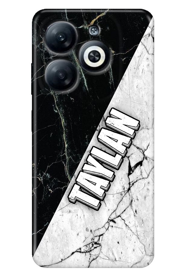 Infinix Smart 5 8 9 S5 Pro Note 11 12 30 40 50 Vip Kılıf Isimli Yazılı Kişiye Özel Model70 Mermer - 5