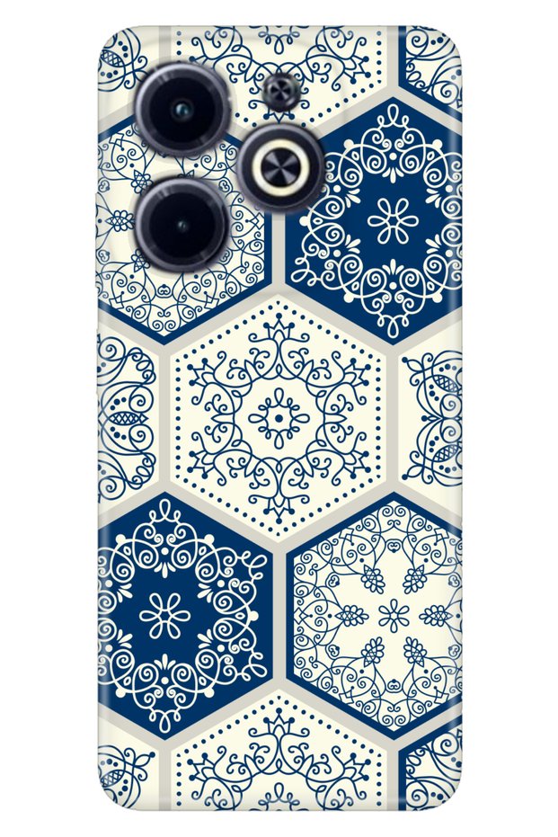 Infinix Hot 40 Pro Case Patterned Printed Silicone Ceramic