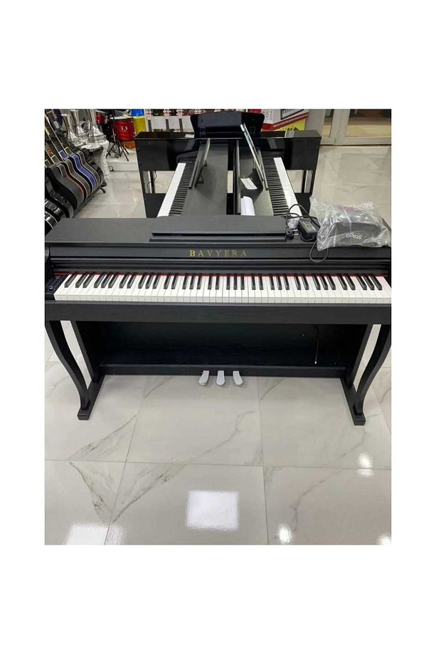 SP064 Siyah Dijital Piyano (Tabure Hediyeli) - 1
