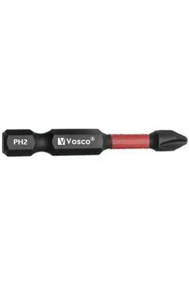 İmpact Bits Uç Matkap Ucu Tornavida Ucu Vidalama Ucu Impact Ph2-50 Mm - 1 Adet - 1
