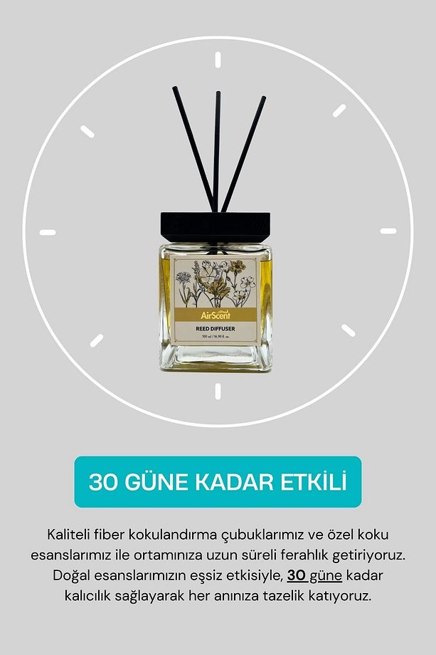 İstanbul Kokusu Çubuklu Oda Kokusu 200 ml Reed Diffuser - 4