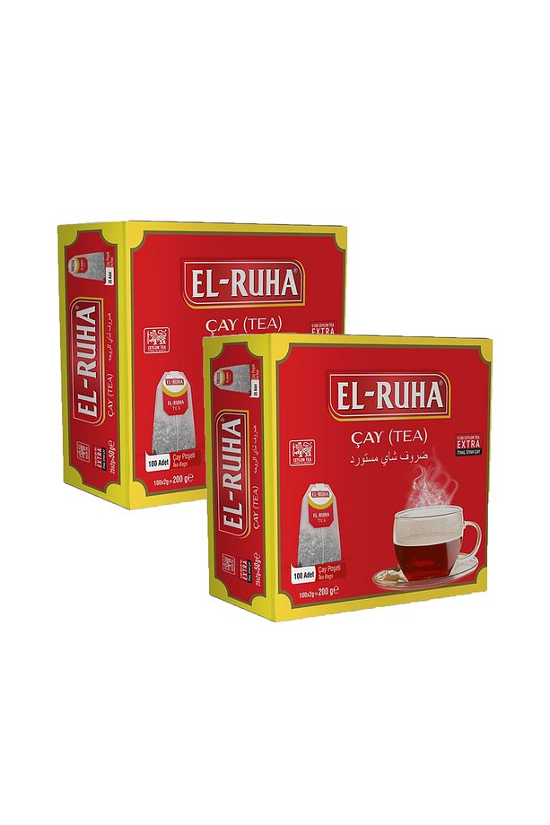 El Ruha 2 'li Paket 100 Adet Bardak Poşet Çay - 1