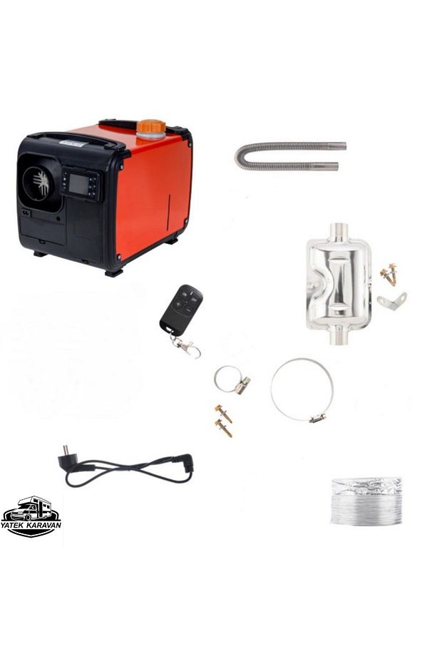 5 Kw 12v-24v-220 Volt Webasto Taşınabilir Dizel Isıtıcı Yatek Karavan Tekne - 2