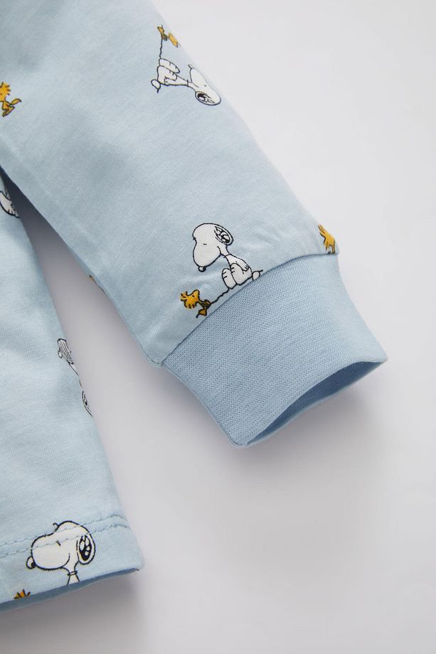 Erkek Bebek Snoopy Uzun Kollu Penye Pijama Takımı C0725a524sp - 4