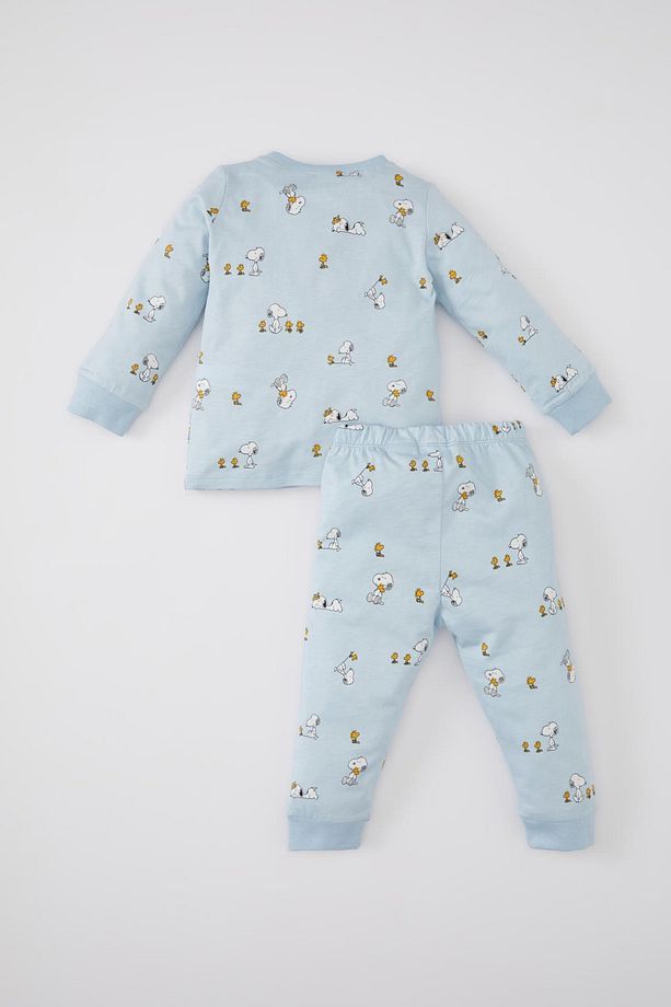 Erkek Bebek Snoopy Uzun Kollu Penye Pijama Takımı C0725a524sp - 6