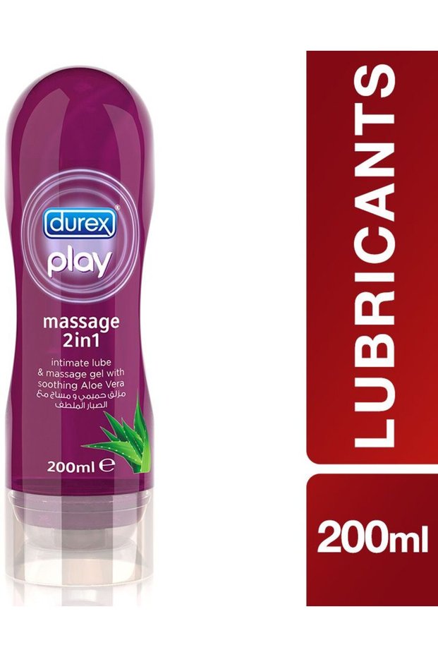 Durex Play Original Massage 2in1 Soothing Aloe Vera Lubricant, 200ml