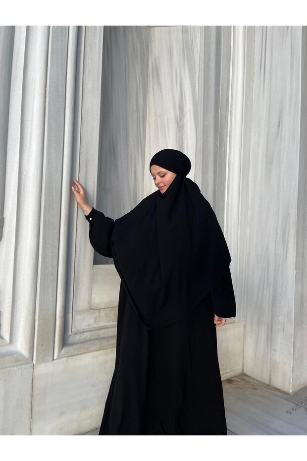 مجموعة فستان سوفلي أسود
