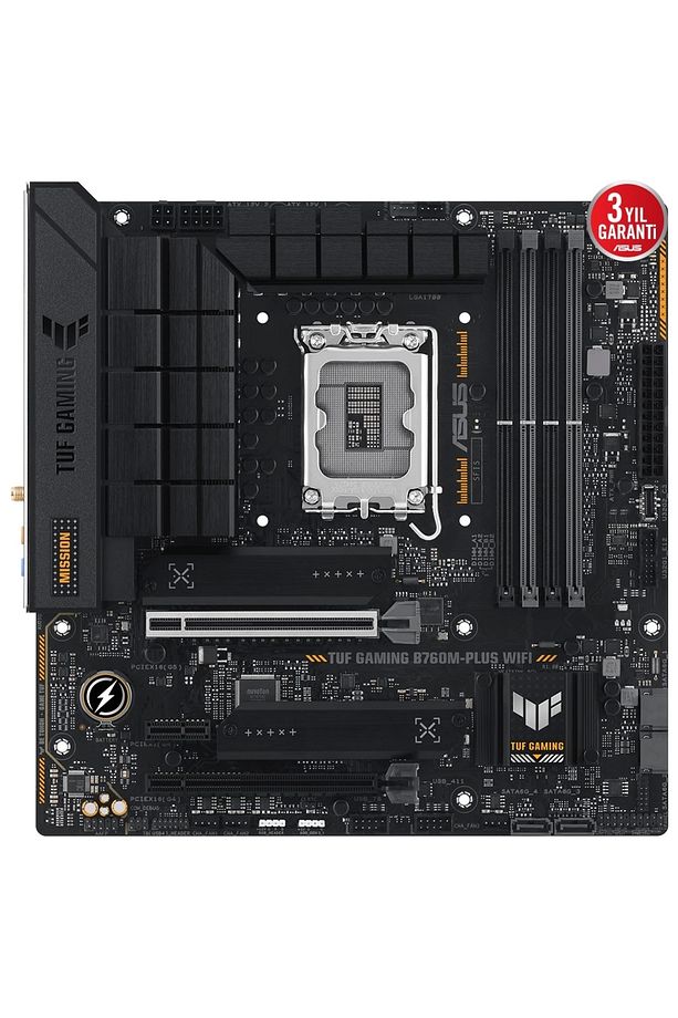 Tuf Gaming B760m-plus Wifi Ddr5 7200mhz (OC) Rgb M.2 1700p Matx Anakart - 2