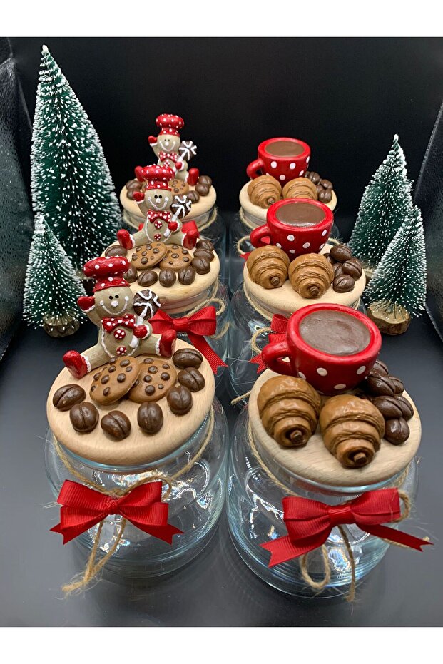 Set of 2 Cookie & Coffee Jars - Coffee Corner Set 500 ml Set of 2 Jars (Hand